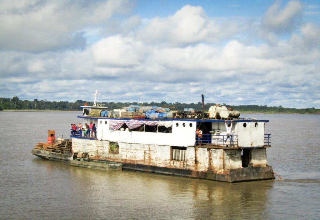 navegar por el Napo